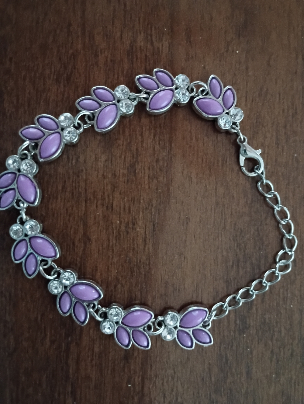 Paparazzi Vineyard Variety Bracelet, Purple, Approximately 7.5 Inches, NWOT